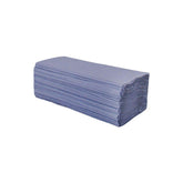 ValueX Hand Towel V-Fold 1 Ply 300 Sheets Per Sleeve Blue Case 3600 (Pack 12 x 300) 1104071